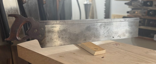 Goodell-Pratt Co. 27” Backsaw 10 point Crosscut