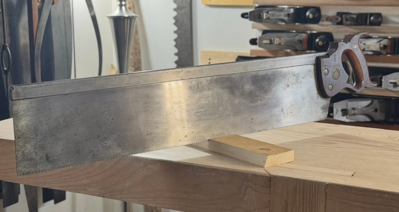 Goodell-Pratt Co. 27” Backsaw 10 point Crosscut