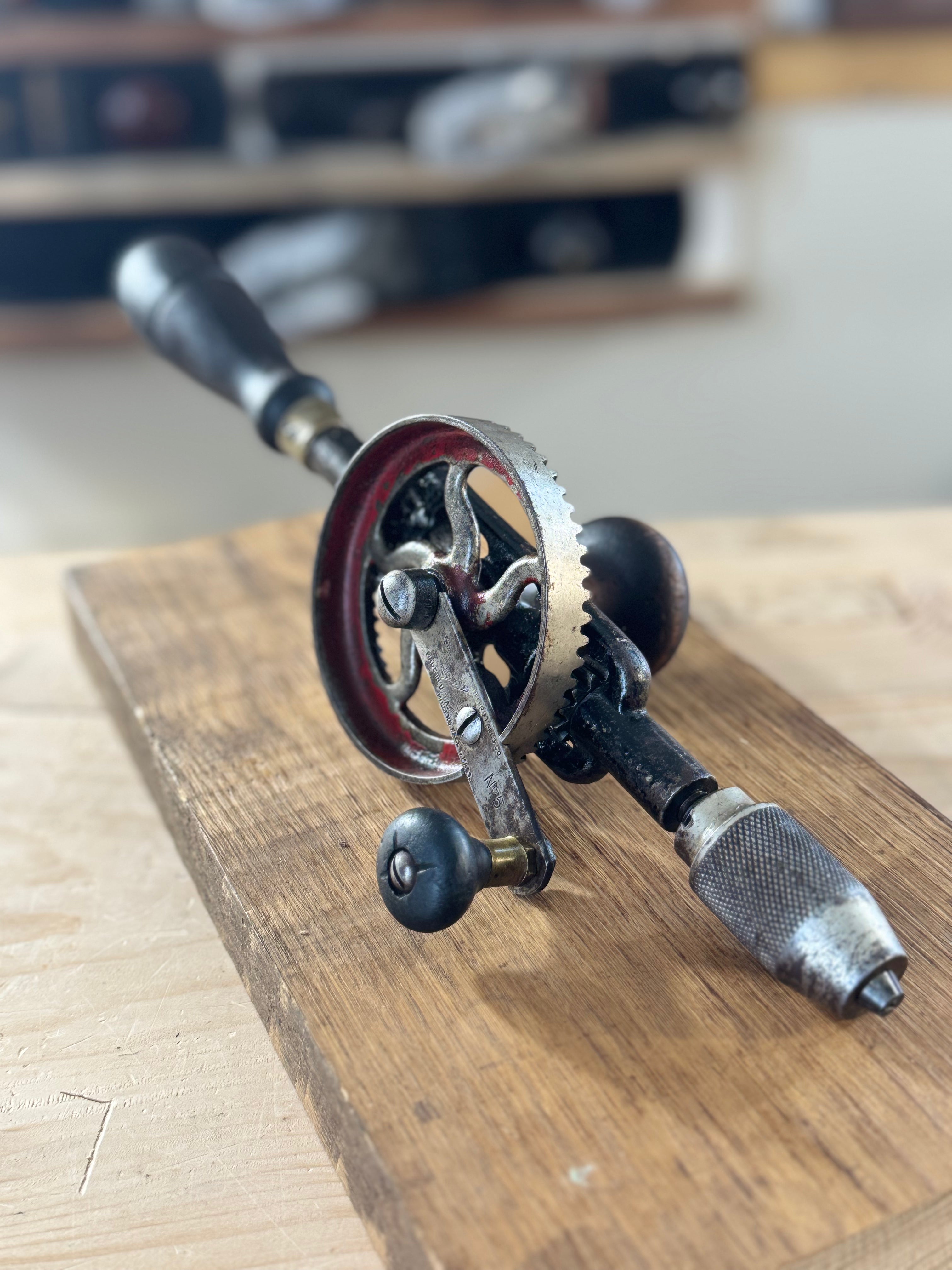 Millers Falls No. 5 Eggbeater Hand Drill