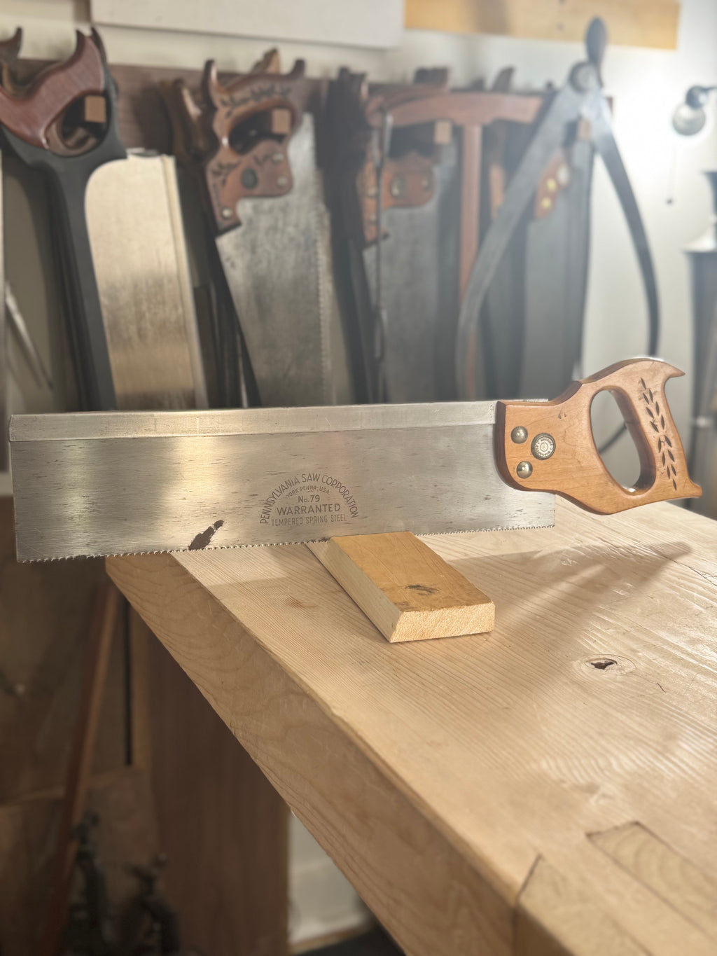 Pennsylvania Saw Company No. 79 14” 10 point Crosscut Backsaw