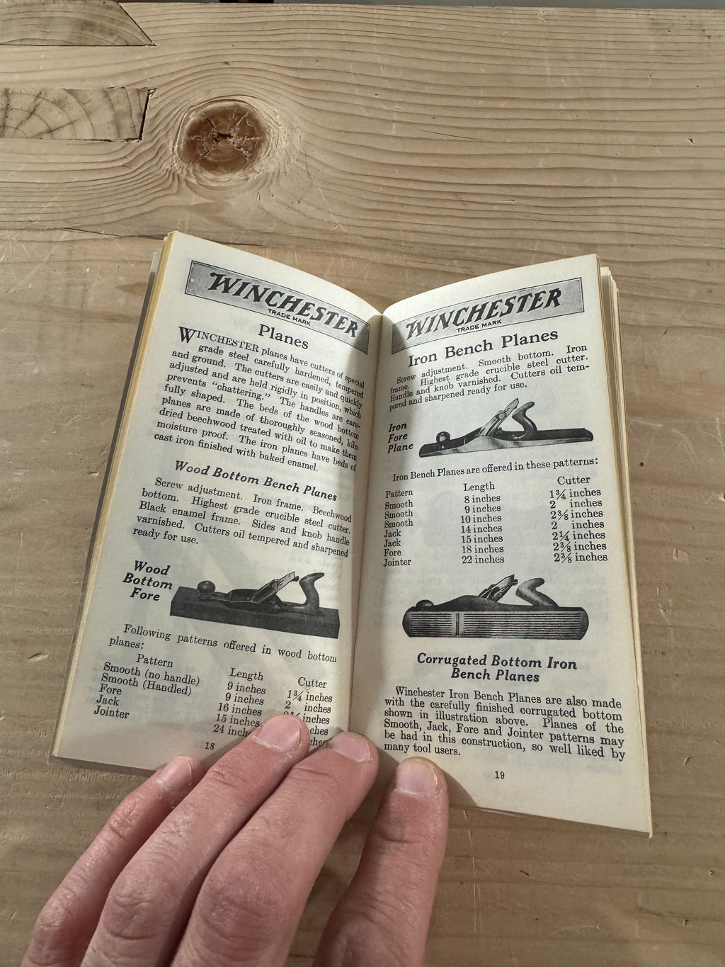 Reproduction* Winchester Pocket Catalog of Tools 1924